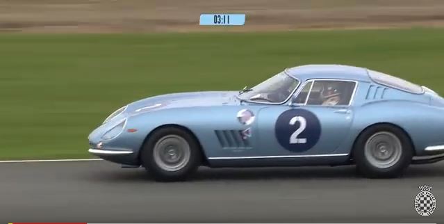 Vincent Gaye, membre n° 34 du JEXK, sur Ferrari 275 GTB/C