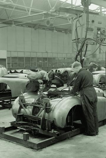 Factory Assemblage XK 120 1952